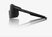 100% Aerocraft Sunglasses, Matte Black Frame - Black Mirror Lens