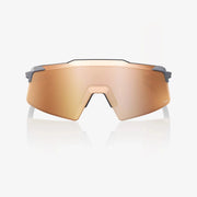 100% Aerocraft Sunglasses, Soft Tact Grey HiPER Copper Mirror Lens