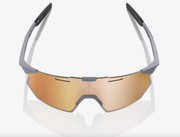 100% Hypercraft SQ Soft Tact Grey Sunglasses, HiPER Copper Mirror Lens