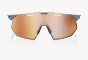 100% Hypercraft SQ Soft Tact Grey Sunglasses, HiPER Copper Mirror Lens