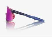 100% Hypercraft XS Satin Storm Metallic Sunglasses, Purple Mirror Lens