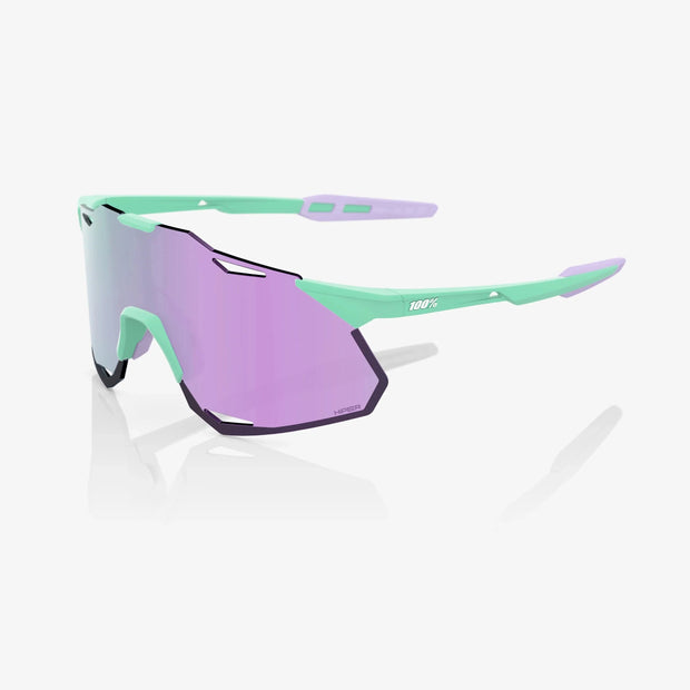100% Hypercraft Soft Tact Mint Sunglasses, Hiper Lavender Mirror Lens