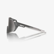 100% Korbin Sunglasses, Gloss Black Chrome HiPER Silver Chrome Mirror Lens