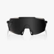 100% Korbin Sunglasses Matte Black Gloss Black, Black Mirror Lens