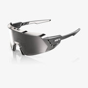 100% Korbin X Sunglasses, Gloss Black Chrome, HiPER Silver Chrome Lens