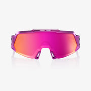 100% Korbin X Sunglasses, Gloss Purple Chrome, Purple Multilayer Mirror Lens