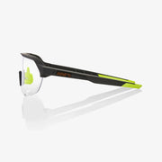100% S2 Soft Tact Cool Grey Sunglasses, Photochromic Lens