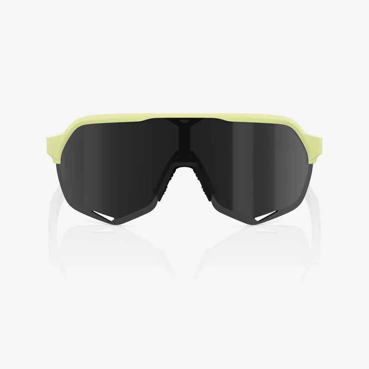 100% S2 Soft Tact Glow Sunglasses, Black Mirror Lens