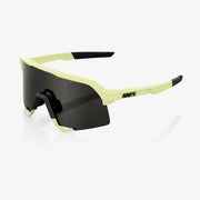100% S3 Soft Tact Glow Sunglasses, Black Mirror Lens