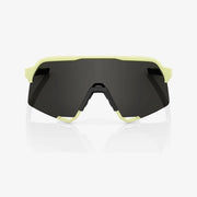 100% S3 Soft Tact Glow Sunglasses, Black Mirror Lens