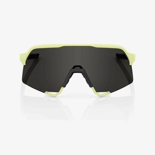 100% S3 Soft Tact Glow Sunglasses, Black Mirror Lens