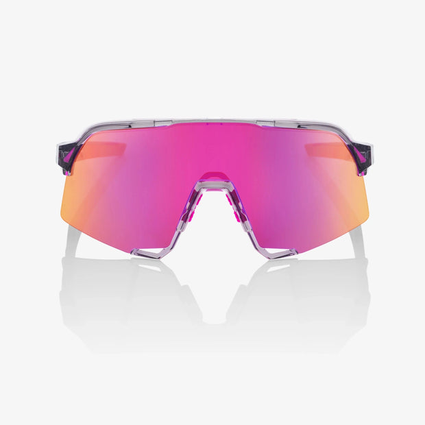 100% S3 Tokyo Night Sunglasses, Purple Multilayer Mirror Lens