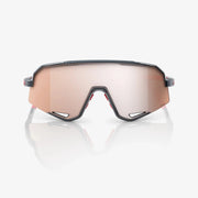 100% Slendale Gloss Carbon Fiber Sunglasses, HiPER Crimson Silver Mirror
