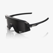 100% Slendale Matte Black Sunglasses, Smoke Lens