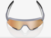 100% Slendale Soft Tact Grey Sunglasses, HiPER Copper Mirror Lens