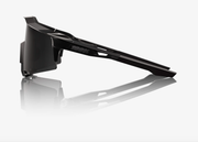 100% Speedcraft Matte Black Gloss Black Sunglasses, Black Mirror Lens