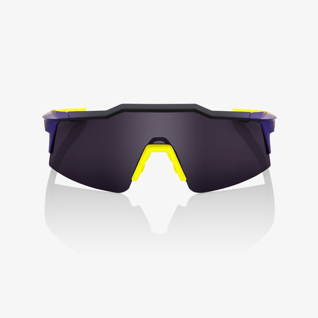 100% Speedcraft SL Matte Metallic Digital Brights Sunglasses, Smoke Lens