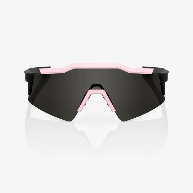 100% Speedcraft SL Soft Tact Desert Pink Sunglasses, Smoke Lens