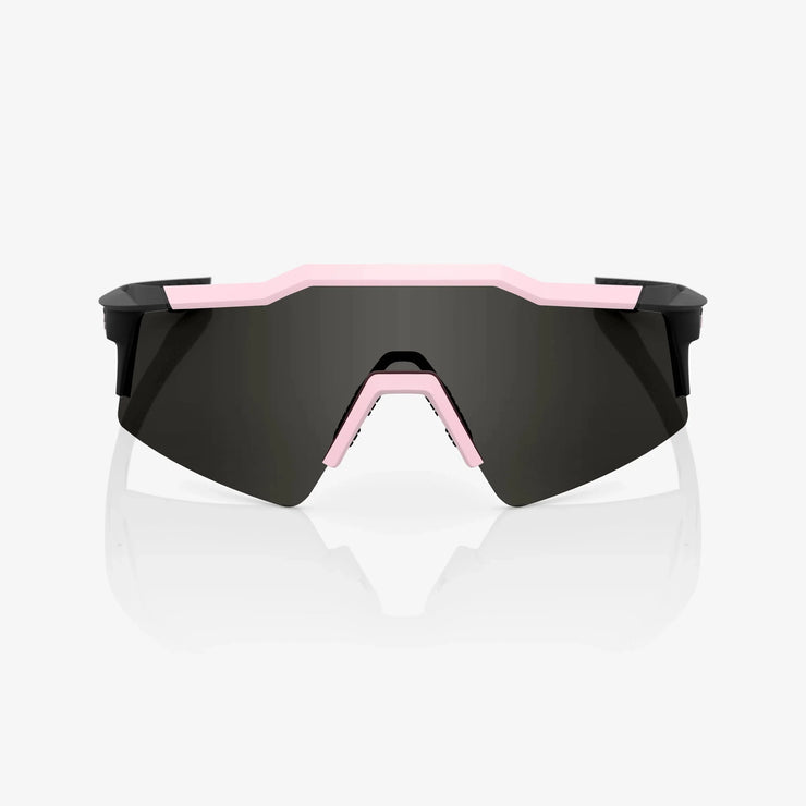 100% Speedcraft SL Soft Tact Desert Pink Sunglasses, Smoke Lens