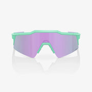 100% Speedcraft SL Soft Tact Mint Sunglasses, Lavender Mirror Lens