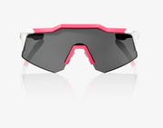 100% Speedcraft XS Puddy Pink White Sunglasses, Smoke Lens