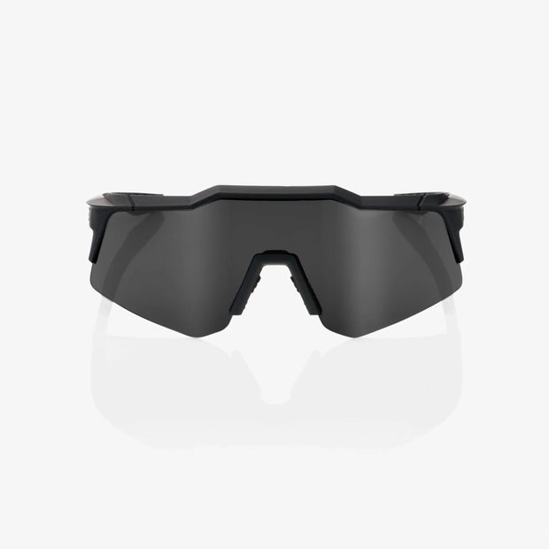 100% Speedcraft XS Soft Tact Black Sunglasses, Smoke Lens