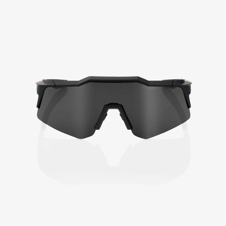 100% Speedcraft XS Soft Tact Black Sunglasses, Smoke Lens