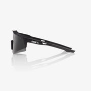 100% Speedcraft XS Soft Tact Black Sunglasses, Smoke Lens