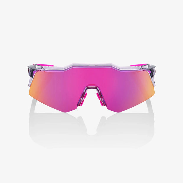 100% Speedcraft XS Tokyo Night Sunglasses, Purple Multilayer Mirror Lens