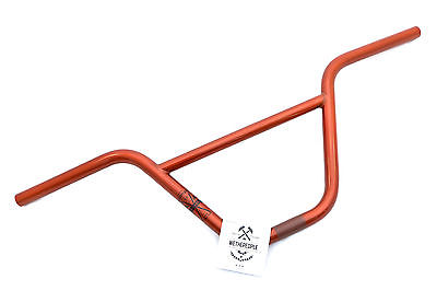 WETHEPEOPLE PATRON 8.5” RISE BMX CR-MO 720mm WIDE HANDLEBAR ORANGE