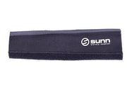 SUNN MTB or BMX CHAINSTAY PROTECTOR VELCRO FOAM PADDED 260mm LONG BLACK NEW