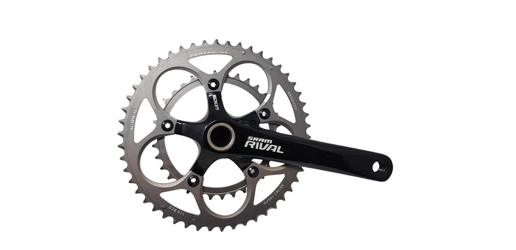 SRAM RIVAL 172.5mm CHAINWHEEL SET DOUBLE 50-34 TEETH 10 SPD 35% OFF RRP £199.99