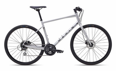 2025 Marin Fairfax 2 Hybrid Bike in Silver