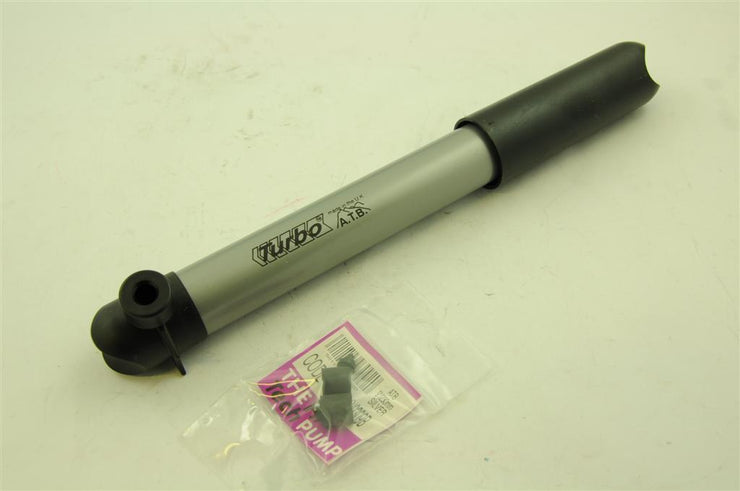 TURBO MINI FAT BARREL BIKE PUMP 9–12” UNIVERSAL SUIT ALL VALVES MADE IN BRITAIN