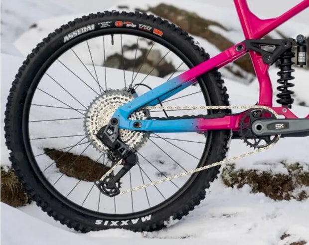 2025 Marin Alpine Trail XR AXS Full Suspension Mountain Bike in Pink