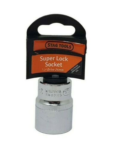 Super Lock Socket 1/2'' Drive 8mm - 30mm Stag Tools Diy Garage Tools