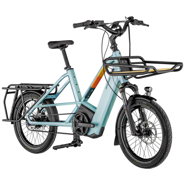 Bergamont Hans-E Lt Electric Hybrid Bike In Shiny Glazy Blue