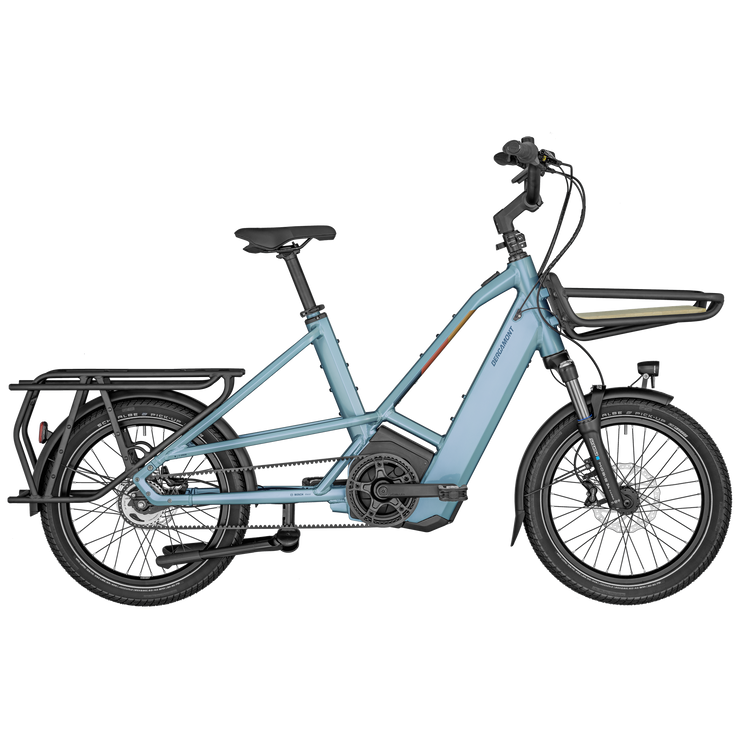 Bergamont Hans-E Lt Electric Hybrid Bike In Shiny Glazy Blue