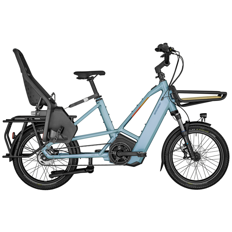 Bergamont Hans-E Lt Electric Hybrid Bike In Shiny Glazy Blue