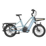 Bergamont Hans-E Lt Electric Hybrid Bike In Shiny Glazy Blue