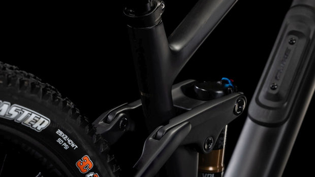 2025 Cube Stereo ONE44 C:62 Race Full Suspension Mountain Bike in Black