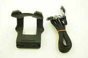 WELLGO MT-12 DOUBLE PRONG MTB,ATB PEDAL TOE CLIPS STRAP SET + REFLECTORS MEDIUM