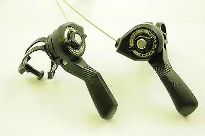 VINTAGE SHIMANO MTB THUMB TOP SHIFTERS SL-MY34 FRICTION CONTINUOUSLY VARIABLE
