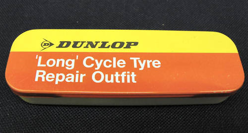 VINTAGE DUNLOP R0-7 MADE IN UK 1970's LONG CYCLE PUNCTURE REPAIR KIT COLLECTORS