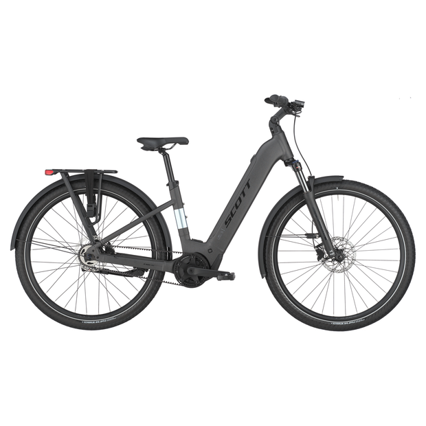 2025 Scott Sub 20 Belt Wave Electric Hybrid Bike In Grey