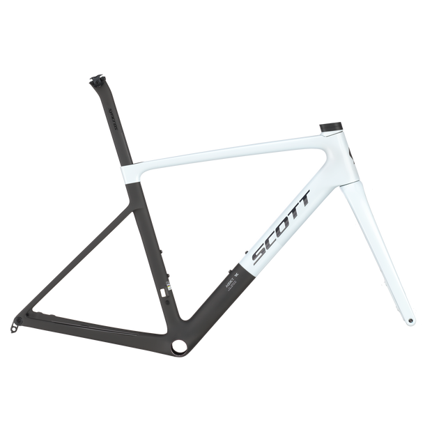 2026 Scott Addict RC Pro HMX Frame Set in Cumulus White