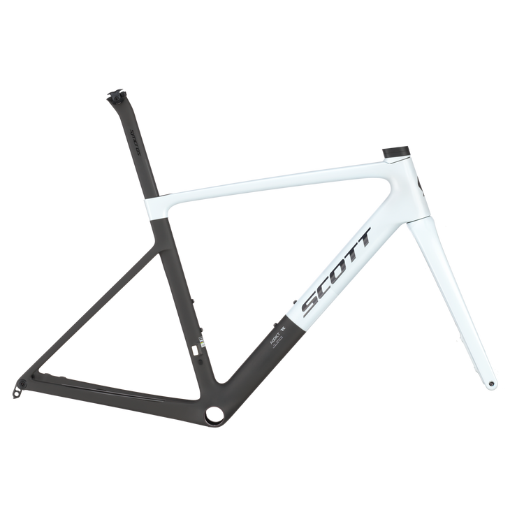 2026 Scott Addict RC Pro HMX Frame Set in Cumulus White