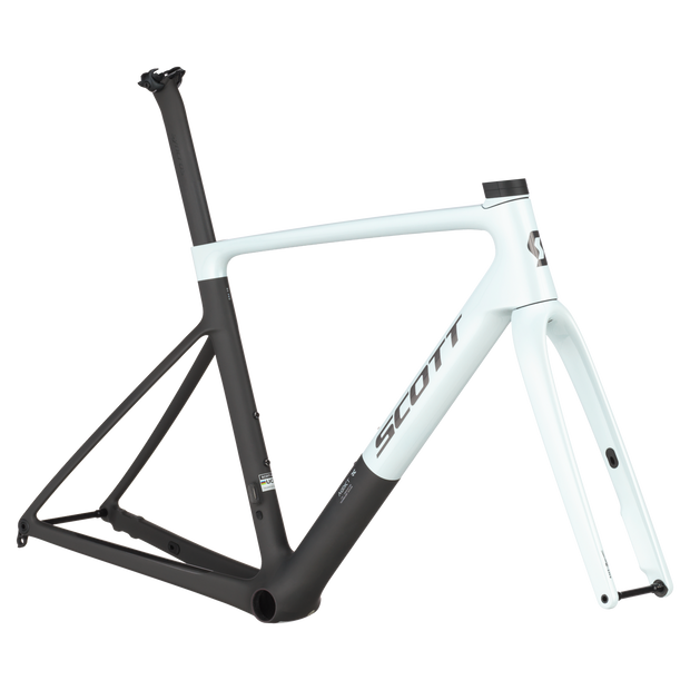 2026 Scott Addict RC Pro HMX Frame Set in Cumulus White