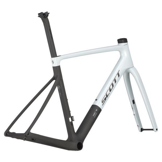 2026 Scott Addict RC Pro HMX Frame Set in Cumulus White