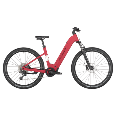 2025 Scott Axis 30 Wave Electric Hybrid Bike In Red